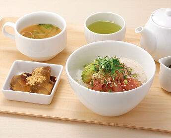 nana's green tea rice bowls and sides