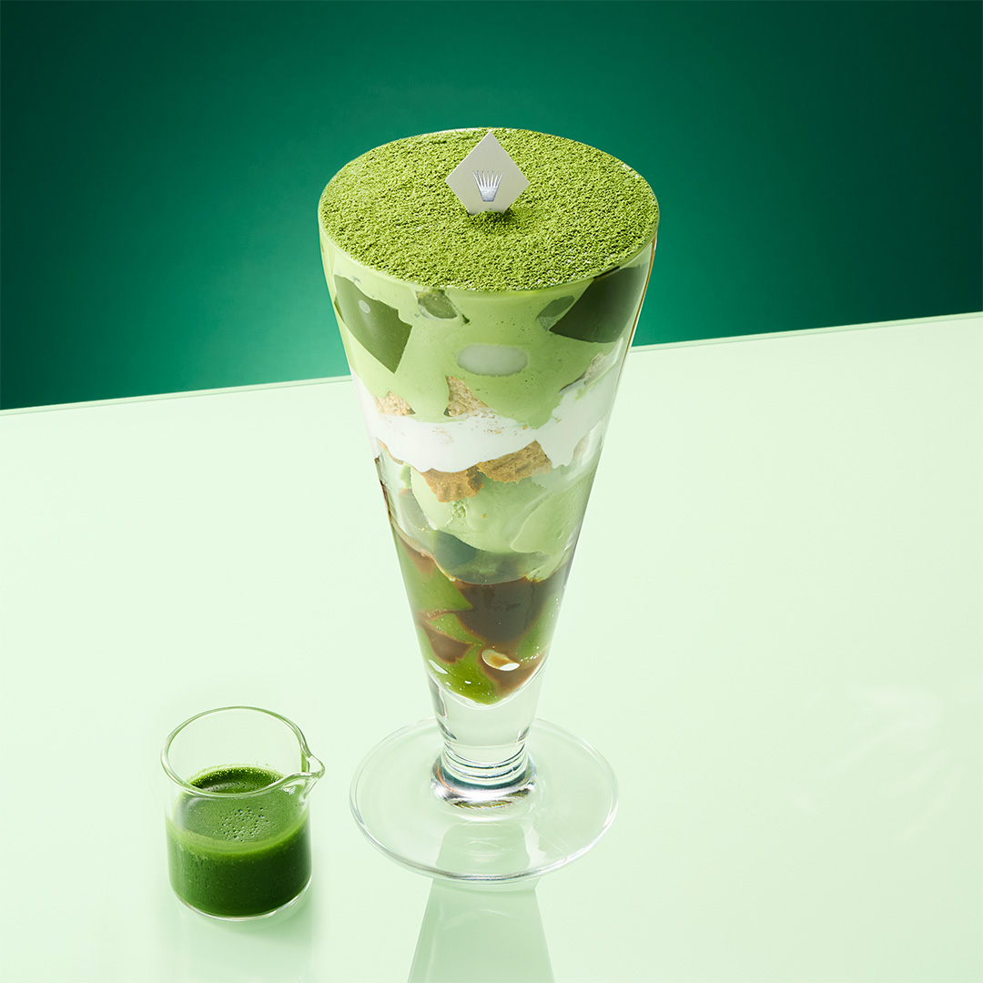 summer overseas matcha parfait
